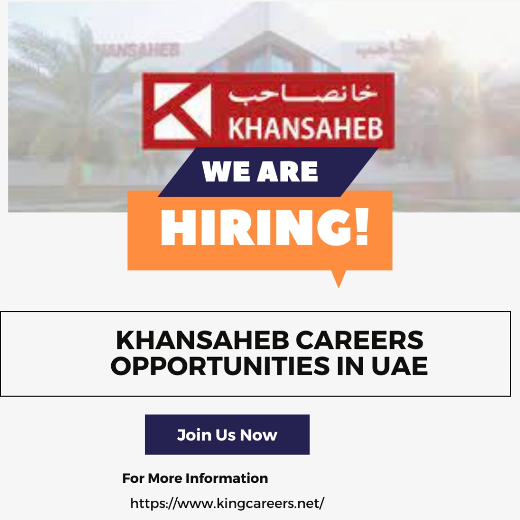 Khansaheb Careers