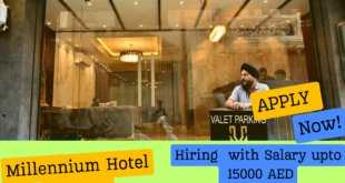 Millennium Hotel Careers dubai